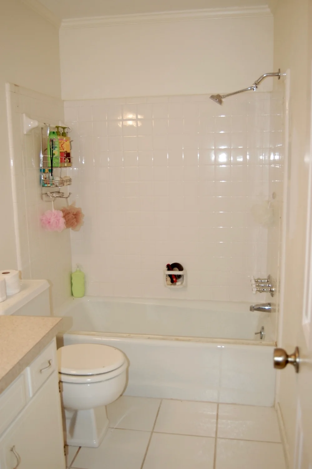 Mini Bathroom Remodel Removing the Shower Doors — Gerwerken Crafts