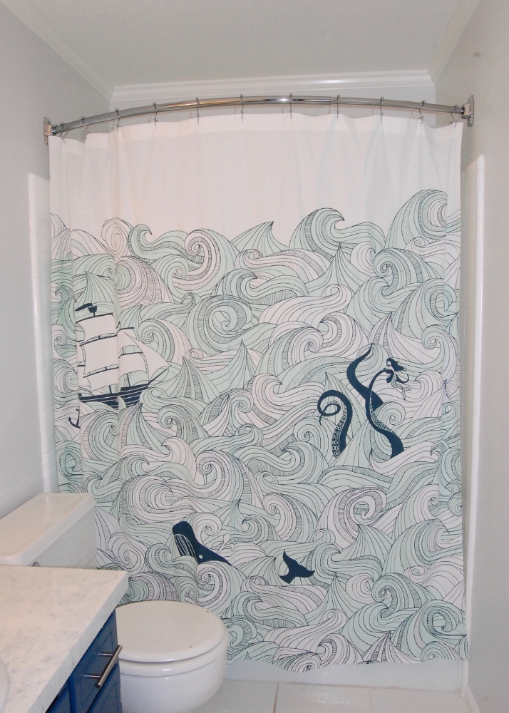 At What Height Should A Shower Curtain, How To Get My Shower Curtain Rod Stay Up