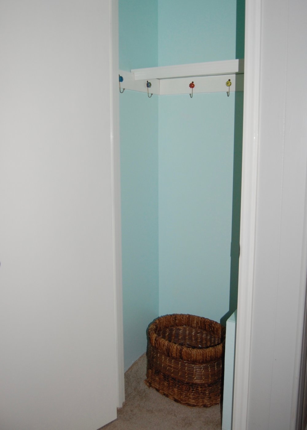 Coat Closet Makeover! A tutorial. - Creative Housewives