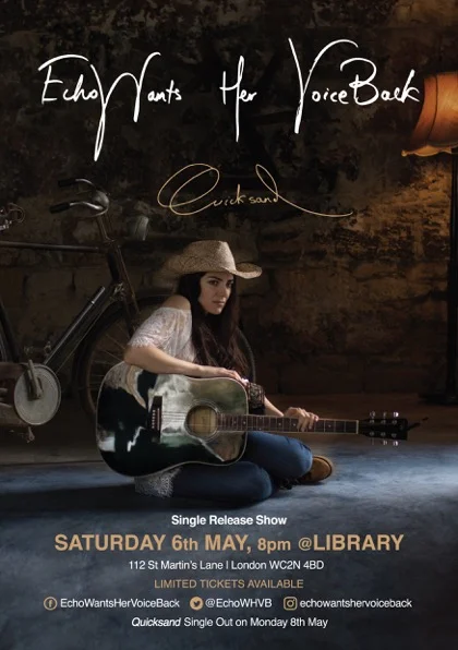 Echo Wants Her Voice Back "Quicksand" single release