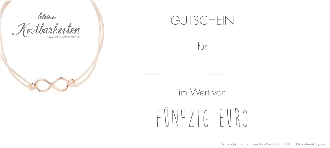 Gutschein | 50€