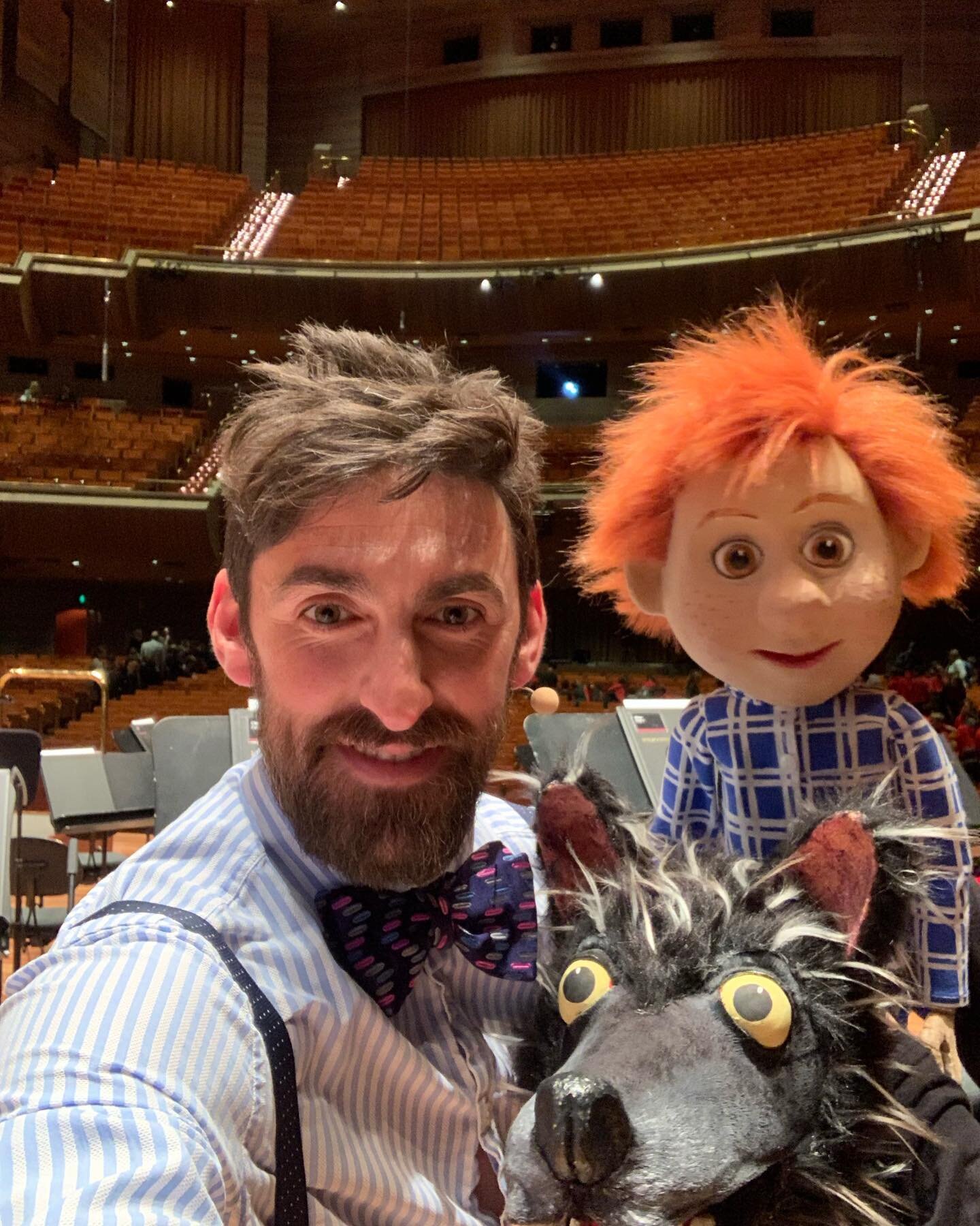 1 show down 6 to go! Great to be back in Hamer Hall narrating Peter and the Wolf with @melbournesymphonyorchestra . Peter says hi btw. If you&rsquo;ve got kids or you&rsquo;re a mad Prokofiev fan new tickets for Saturday released so come on down for 