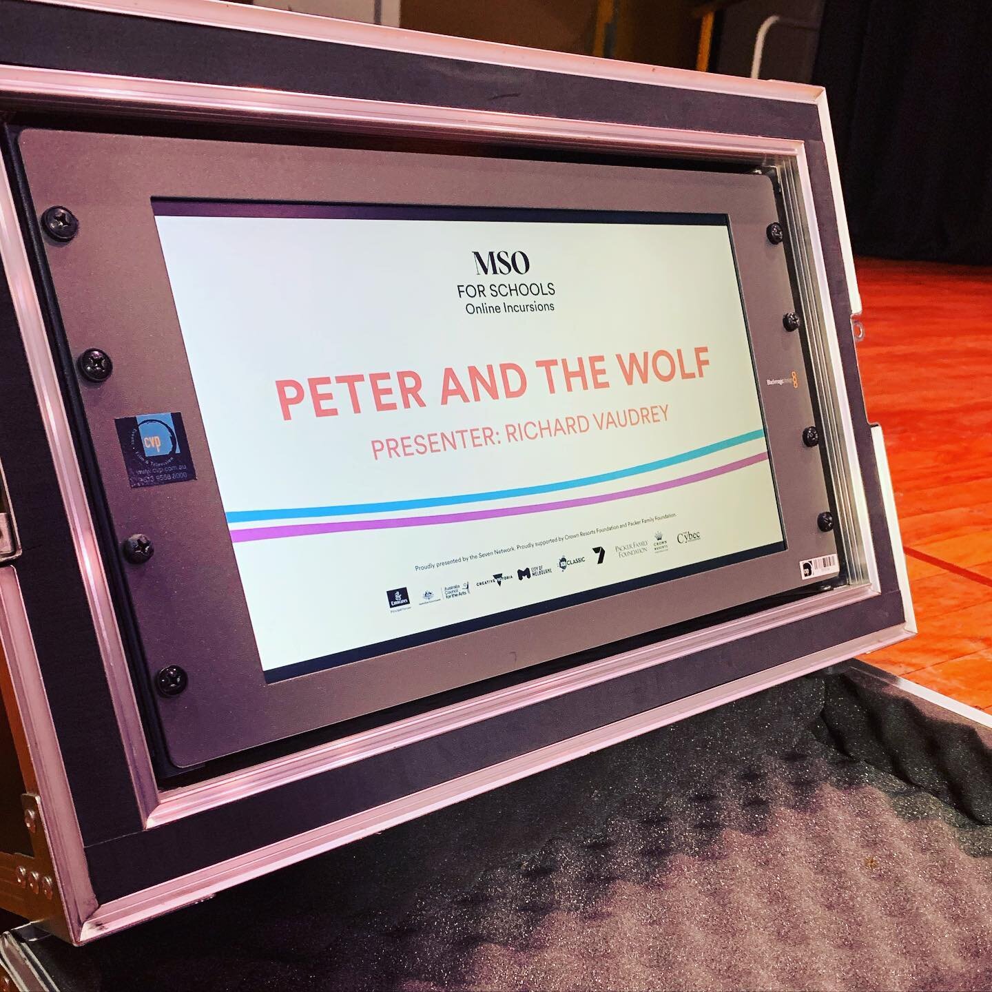 And that&rsquo;s a wrap! Wrote presented and played a zoom webinar for the @melbournesymphonyorchestra on Peter and the Wolf! 6 shows reaching 800+ kids! Awesome team to work with @hoskingsylvia !tomorrow, full orchestra and narration duties begin 😉