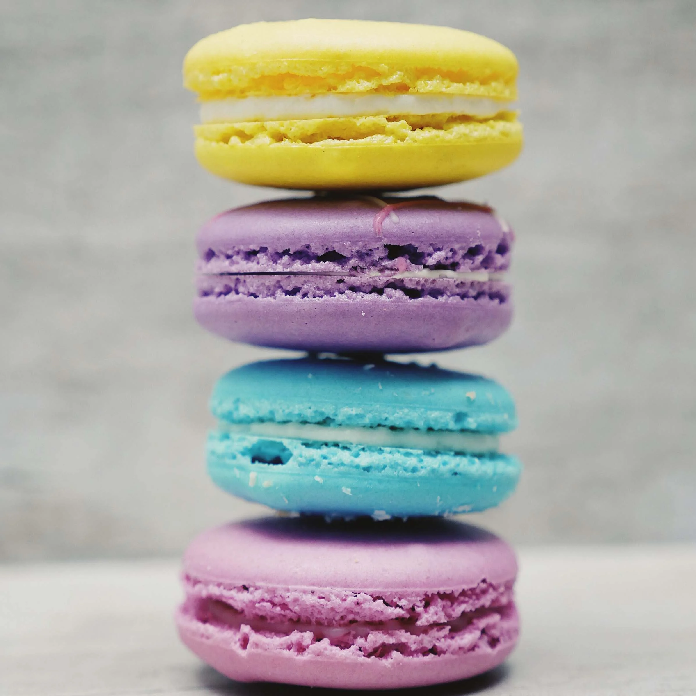 Macarons: $2.50 Ea, 6 for $14.40, 12 for $28