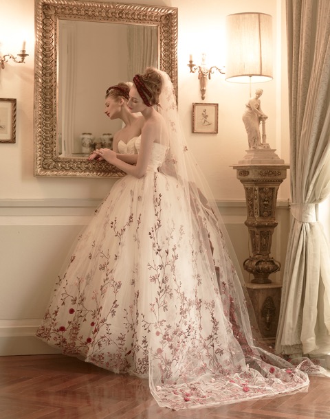 St. Pucchi Couture Style 9456 with Matching Veil