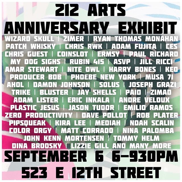 This Friday at @212arts I&rsquo;ll be showing a piece alongside these great artists. I won&rsquo;t be attending but if you&rsquo;re in NYC be sure to swing by. I have a piece titled &ldquo;Patricia&rdquo;, a character who stars in the Spike Lee movie