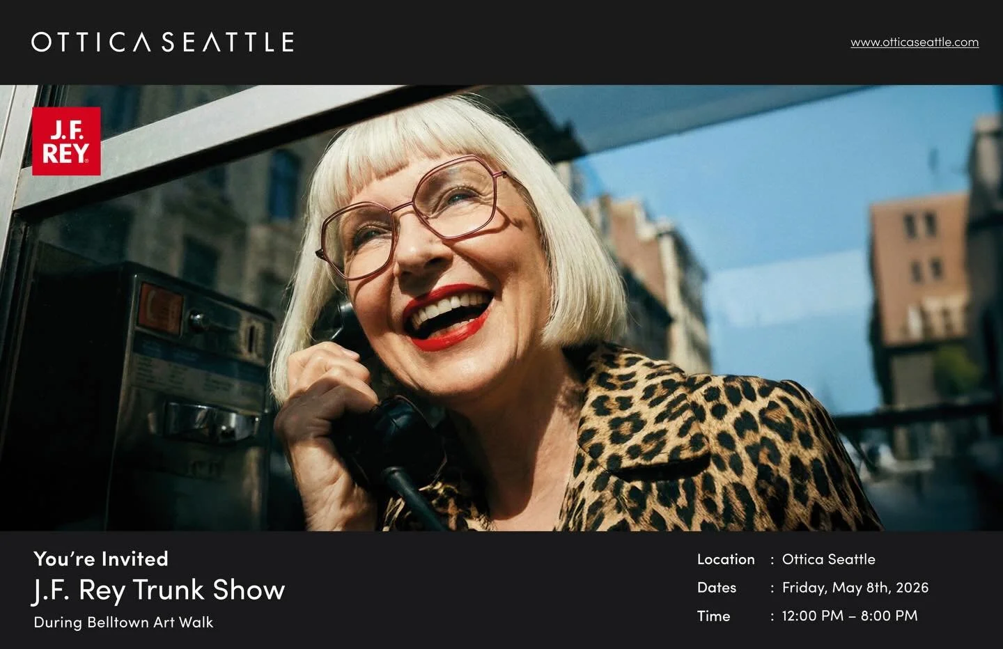Eyeglasses are pieces of art you wear on your face! Please Join us next Friday, May 8 from noon-8pm @belltownartwalk