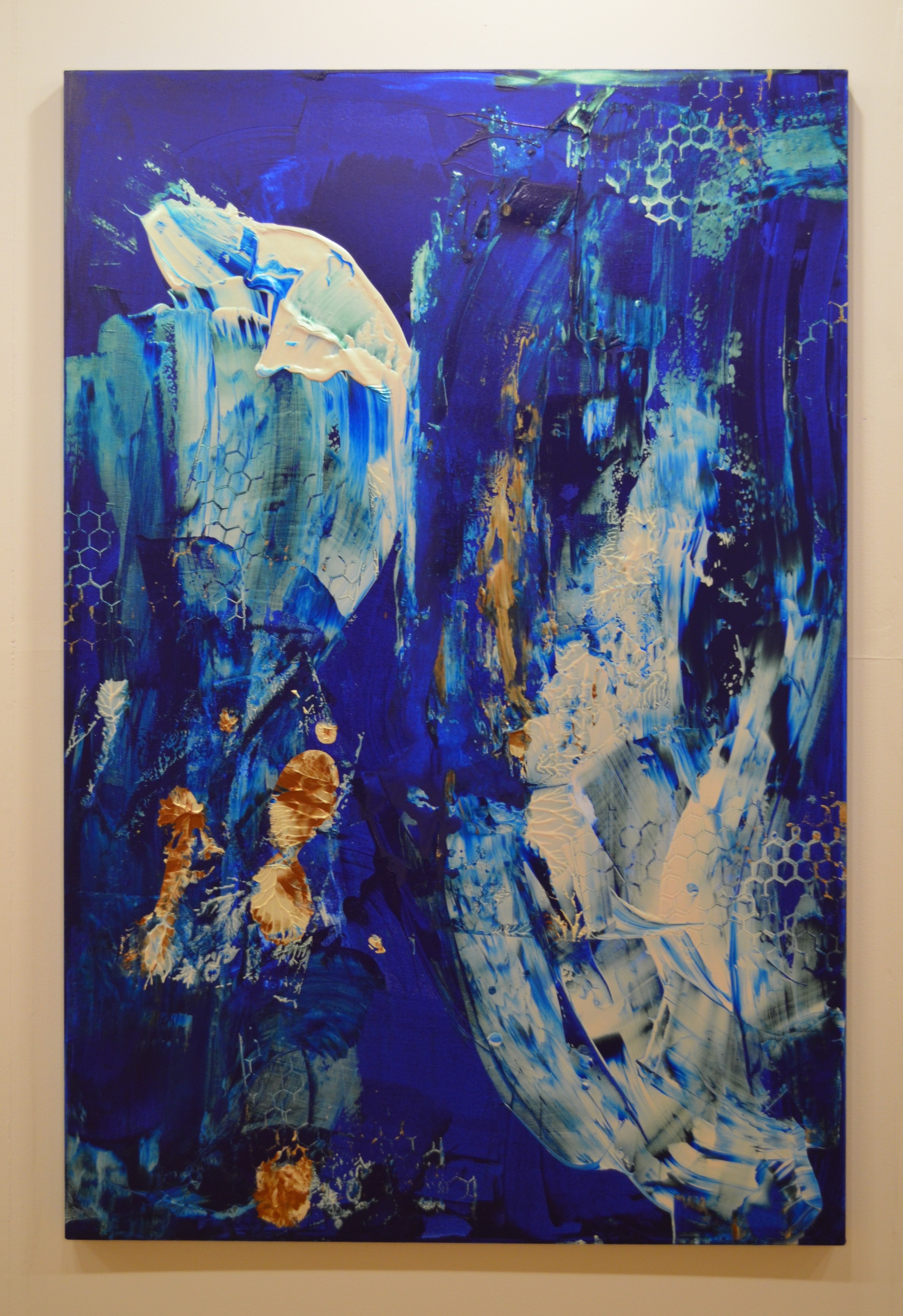 9. Deep Dive, Natasha Shoro, 72 x 48 inches, $6,500