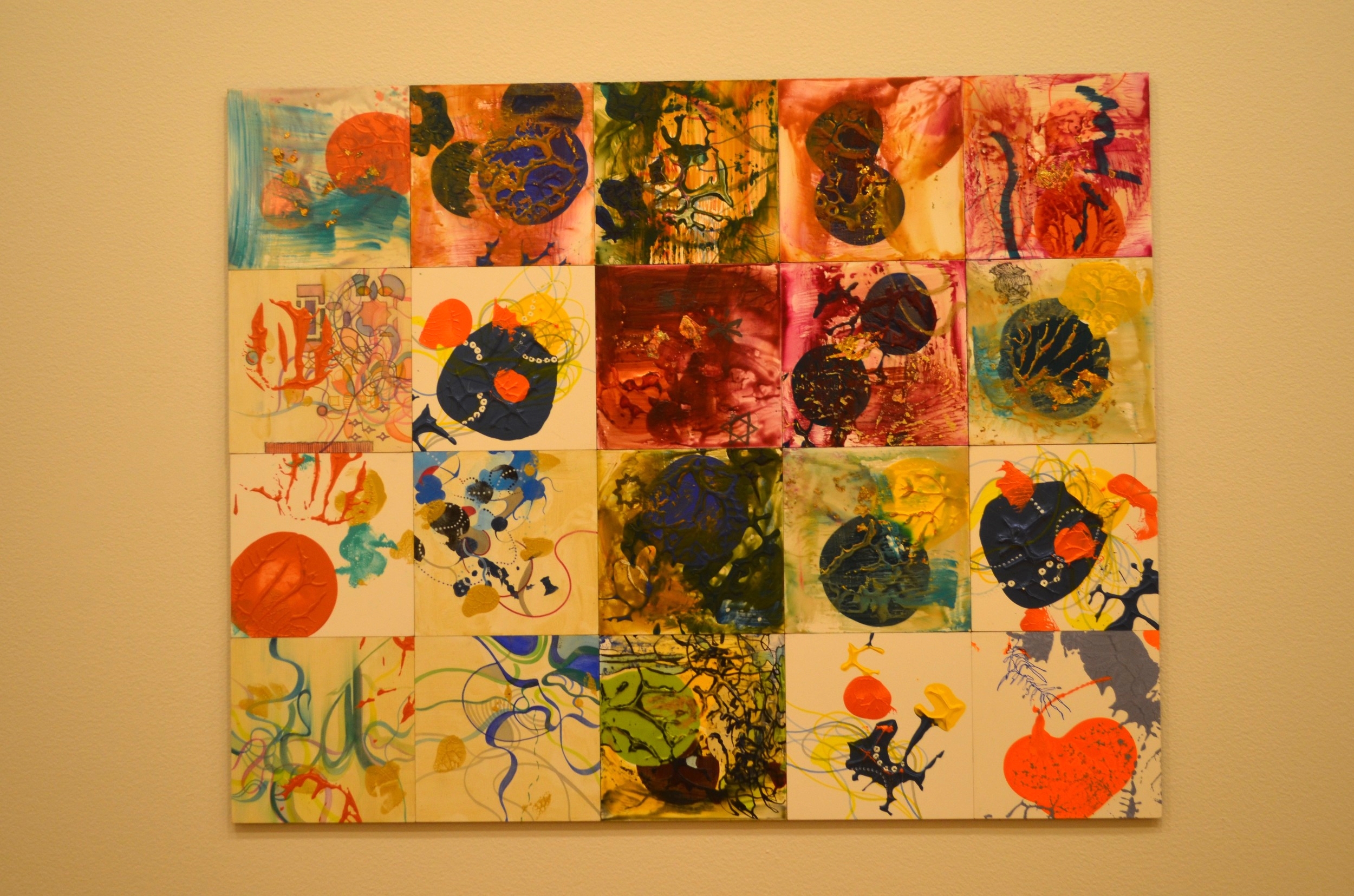 6 x 6 inches, $50 each