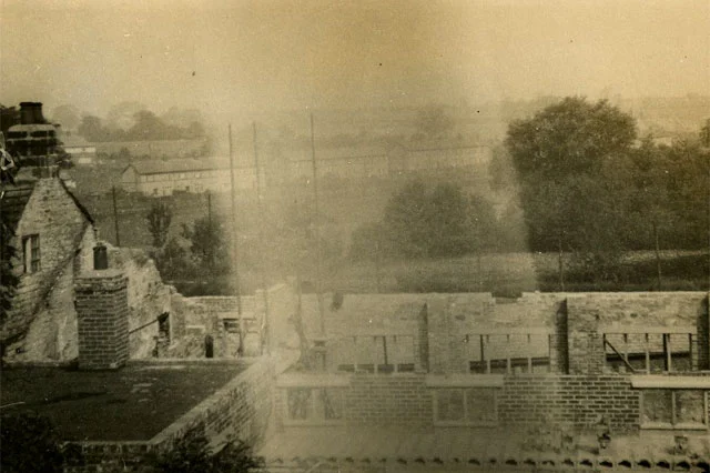 1909, The Hall being built