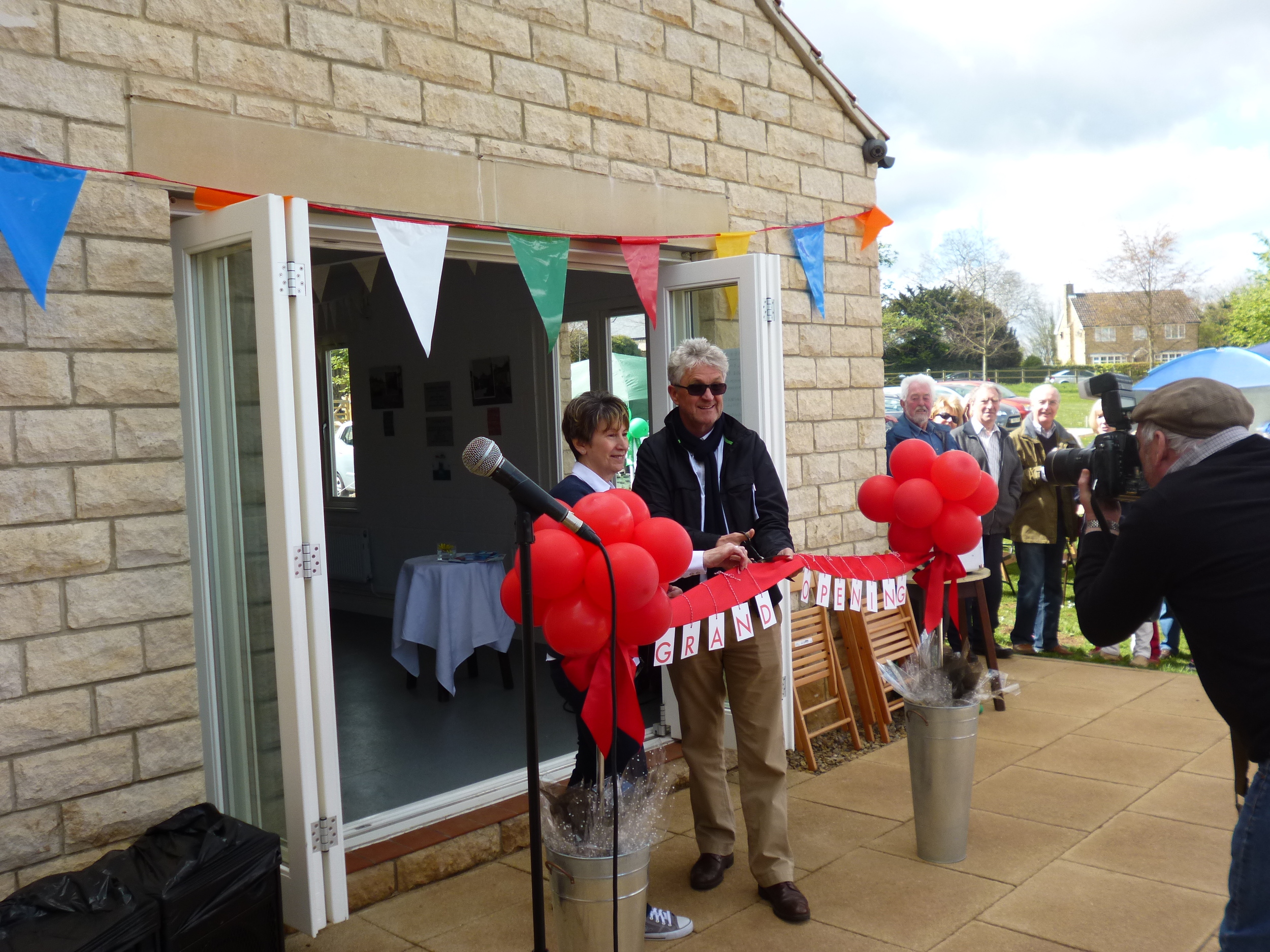 Melvin Benn marking the official opening of the Pavilion in April 2015