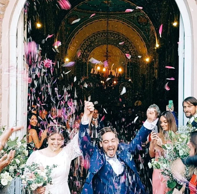 salida de los novios Viña Santa Rita musicos para matrimonios