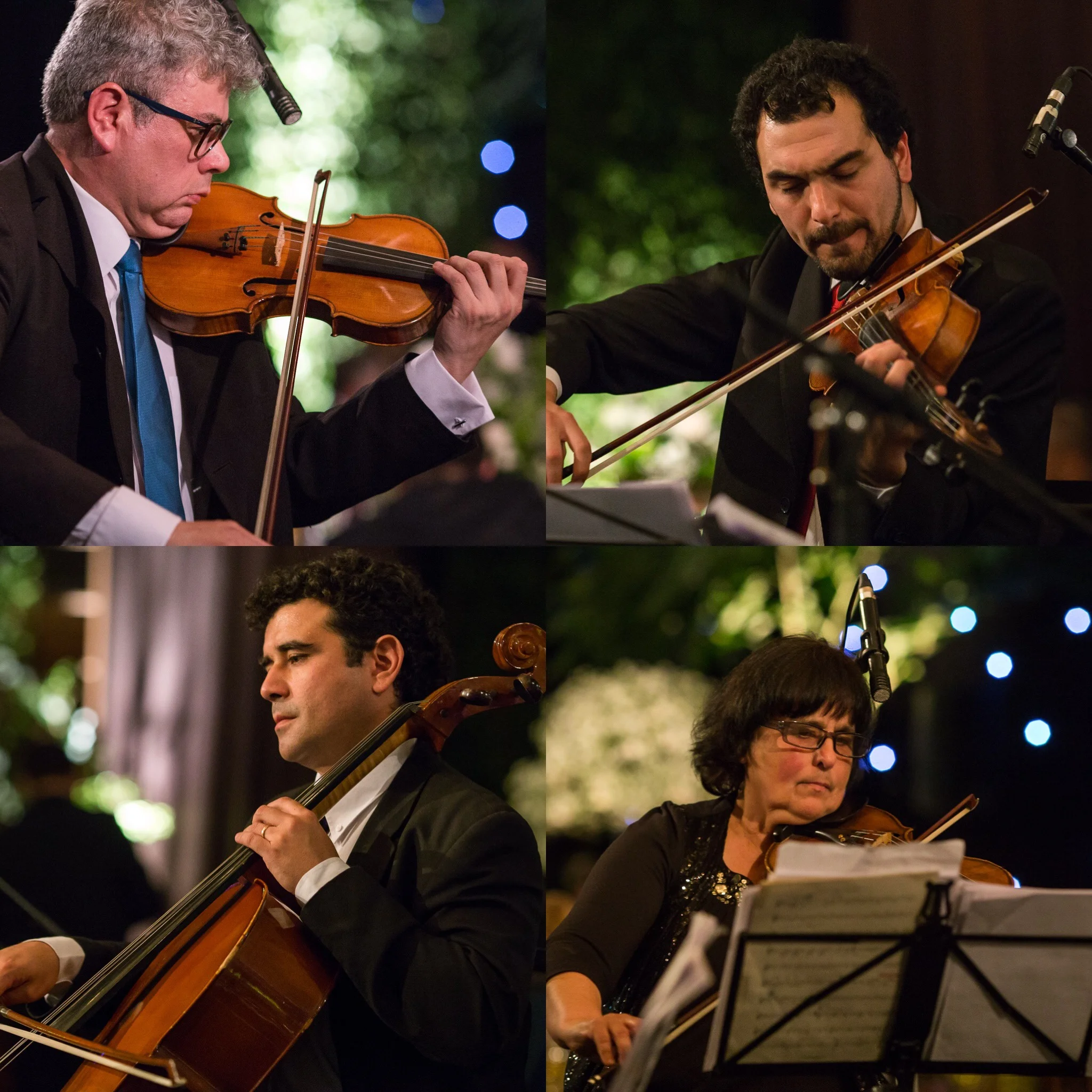 Cuarteto de cuerdas, destination wedding de Chile a Paraguay. Hotel Sheraton Sunción