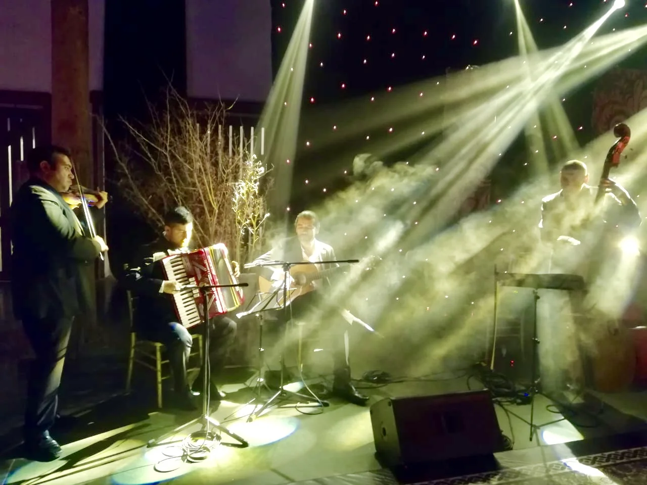 banda violinista acordeon contrabajo guitarra evento musicos musica chile