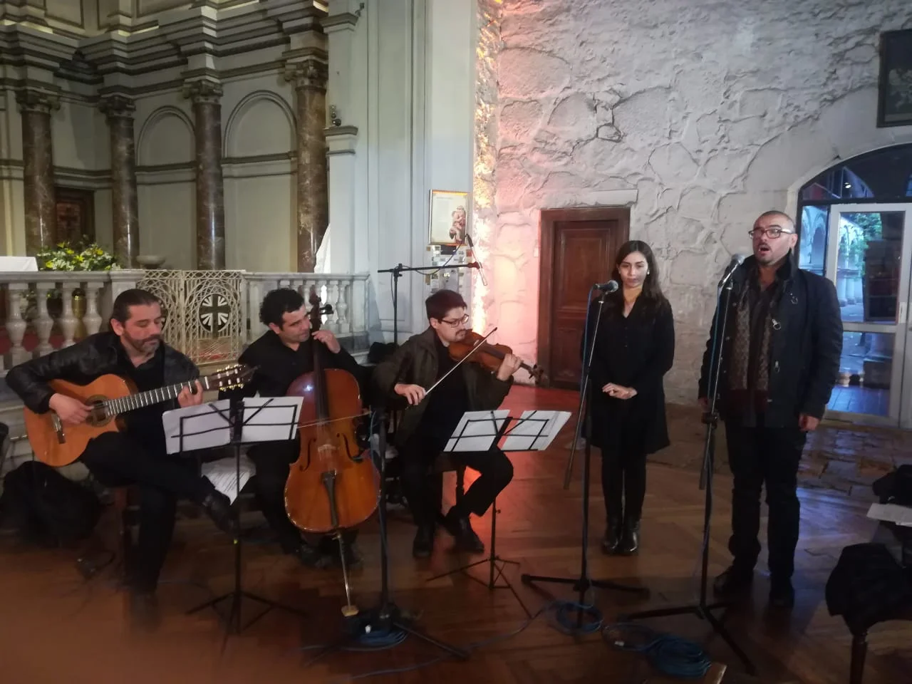 iglesia san francisco de la alameda coro funeral chile musicos