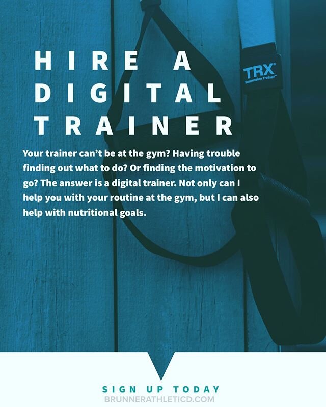 @brunnerathleticd #onlinetraining #digitaltraining #keepitgoing #fitness #takemewithyou #anywhereyouwanttogo #fitnessanywhere #trx #functionaltraining