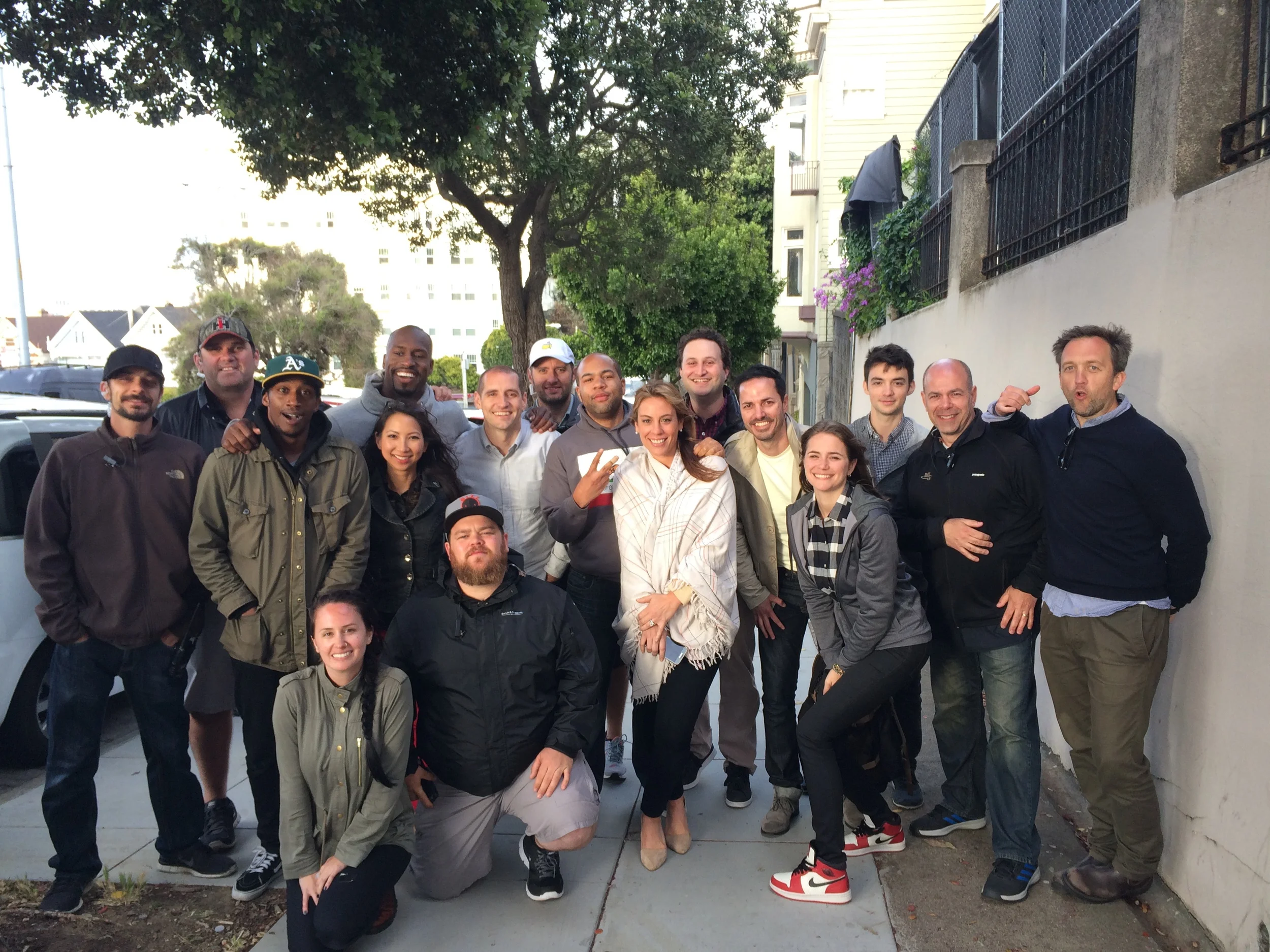 Photo with the crew.