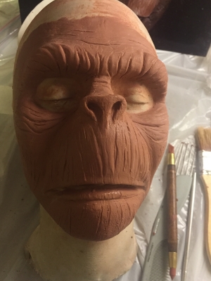 Sculpting the details! This was my first time really sculpting something and using proper tools!
