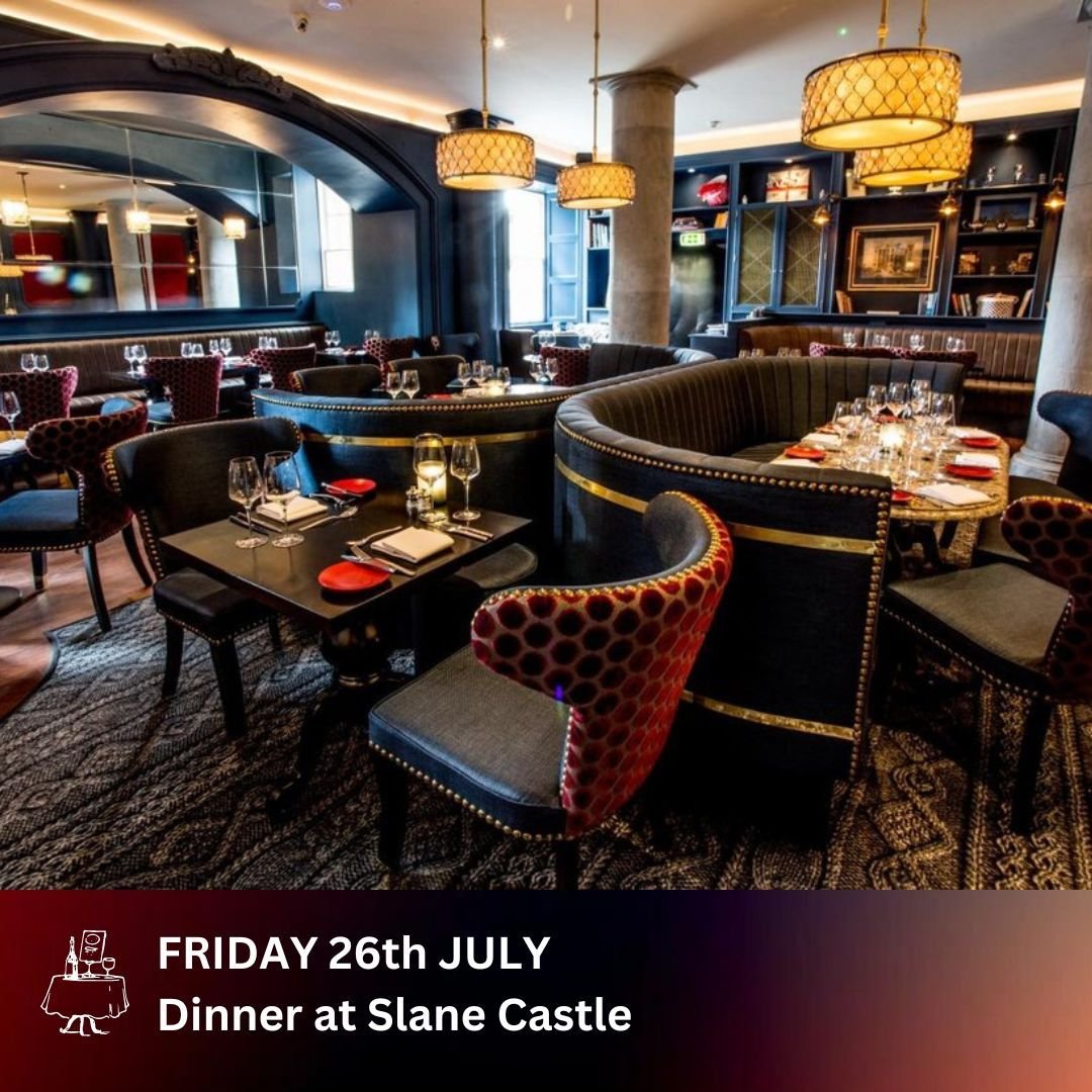 ✨ Dinner at @officialslanecastle ✨

🥂The festival welcomes guests to an elegant dinner in the Gandon Room. This 4-course set meal will be an opportunity to experience fine local cuisine in a unique historic setting

🍽️We are already excited for thi