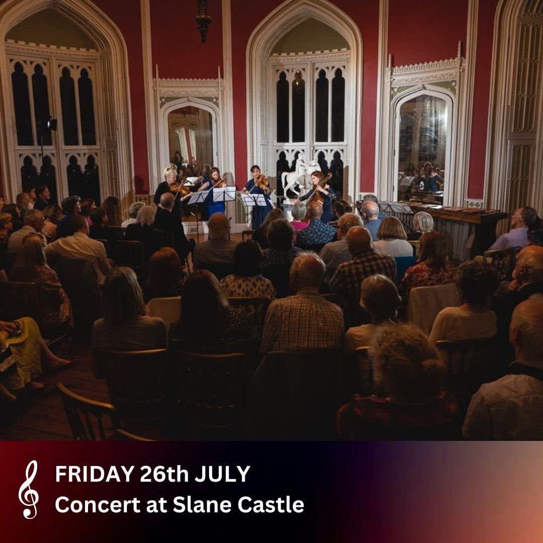 ✨Dinner &amp; Concert Evening at @officialslanecastle ✨ 

Do you fancy a delicious 4 course meal in the Gandon Room, followed by an exceptional concert in the iconic ballroom of Slane Castle? 

We recommend you get ahead and book early for these even