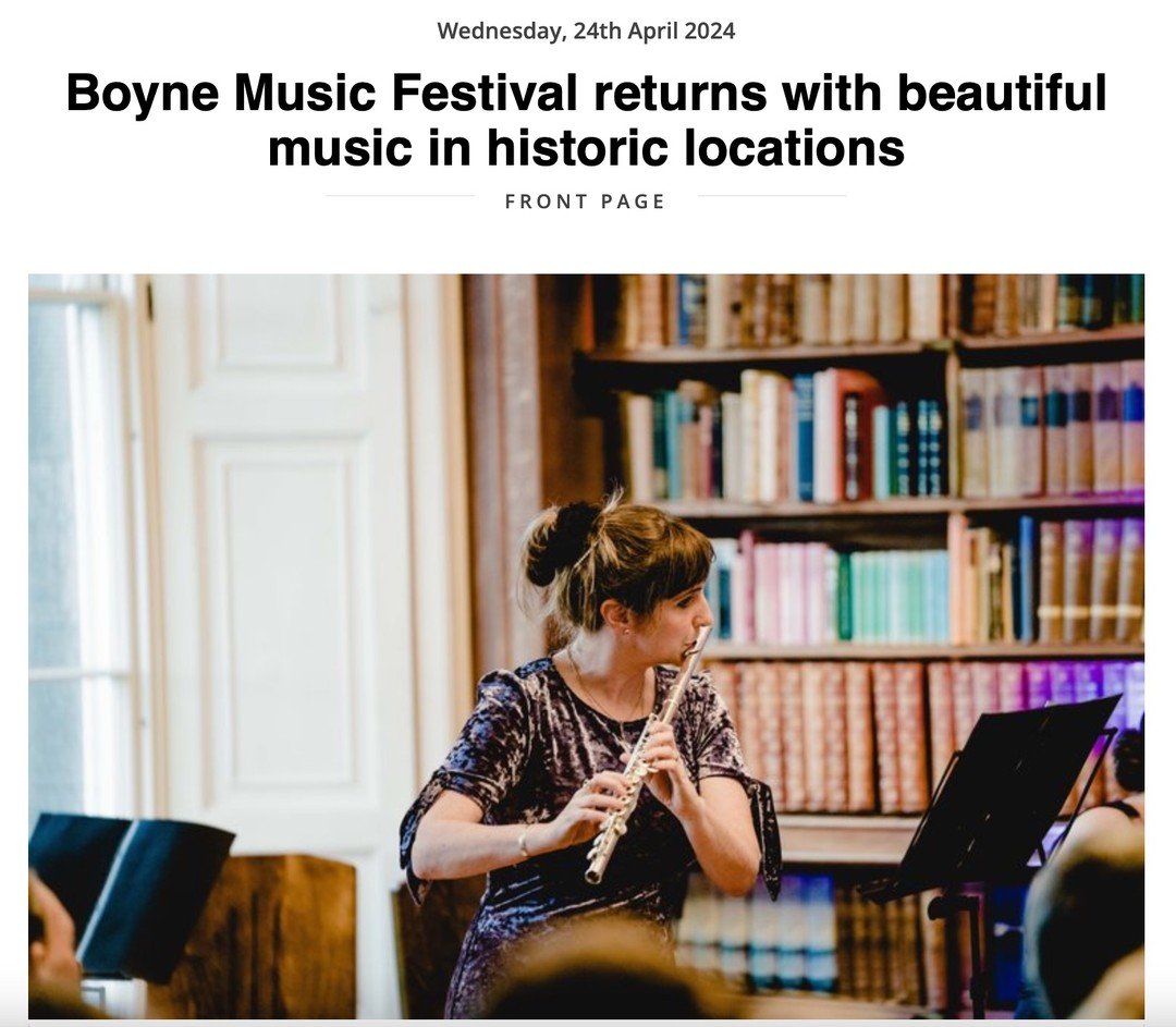 📰Has anyone seen our feature today?📰 

✨Huge thanks to @andy.spearman for including the launch of Boyne Music Festival in #droghedalife today. 

To read the article, go to this link: https://droghedalife.com/news/boyne-music-festival-returns-with-b