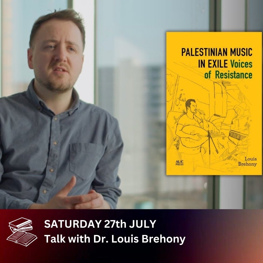 📒&quot;Palestinian Music in Exile: Voices of Resistance&rdquo;📒

✨The BMF is delighted to present a pre-concert book discussion of &quot;Palestinian Music in Exile: Voices of Resistance&quot; with author and activist, Dr. Louis Brehony ( @louie.m14