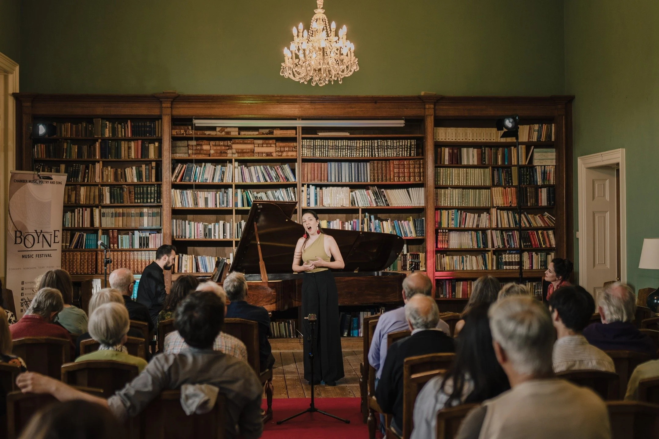 📖 🎶CARE 🎶📖

The Boyne Music Festival was thrilled to feature poet Jennifer Horgan in the festival programme this summer. On Saturday, 26 July, Jennifer read from her debut collection CARE interspersed with performances by this year's BMF Young Ar