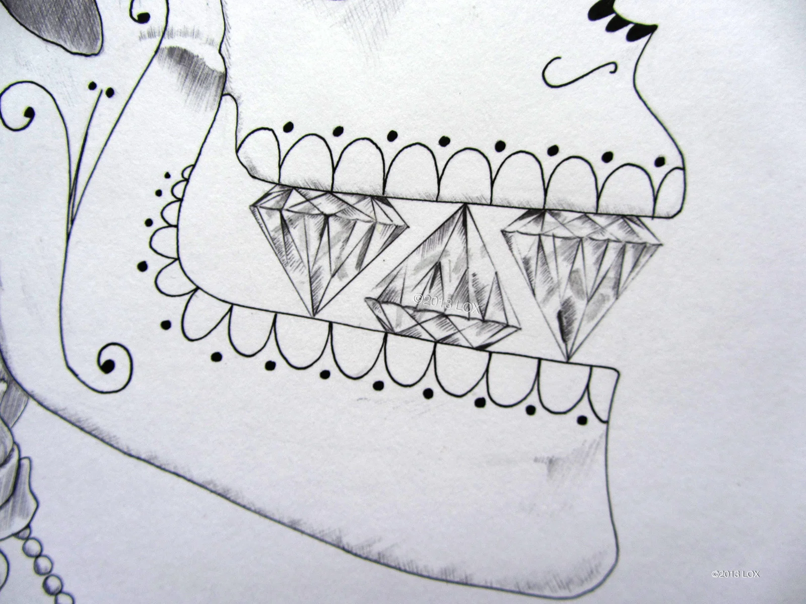 Skull Cap detail