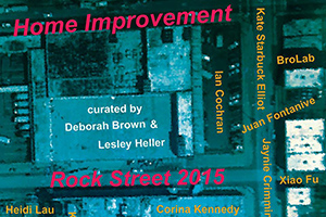 Home Improvement JUN 06 - 07, 2015 BroLab will have a project up as part of " Home Improvement " on Rock Street during the Bushwick Open Studios in Brooklyn, NY.