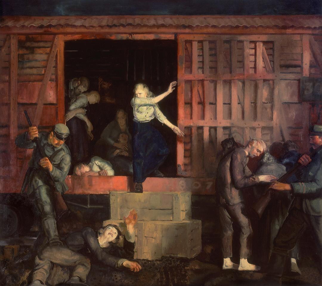 George Bellows, Return of the Useless , 1918, Crystal Bridges Museum of American Art, Bentonville, AK