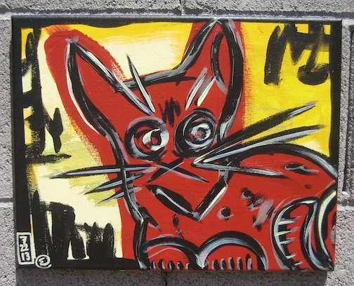 Red Tinydog Cat