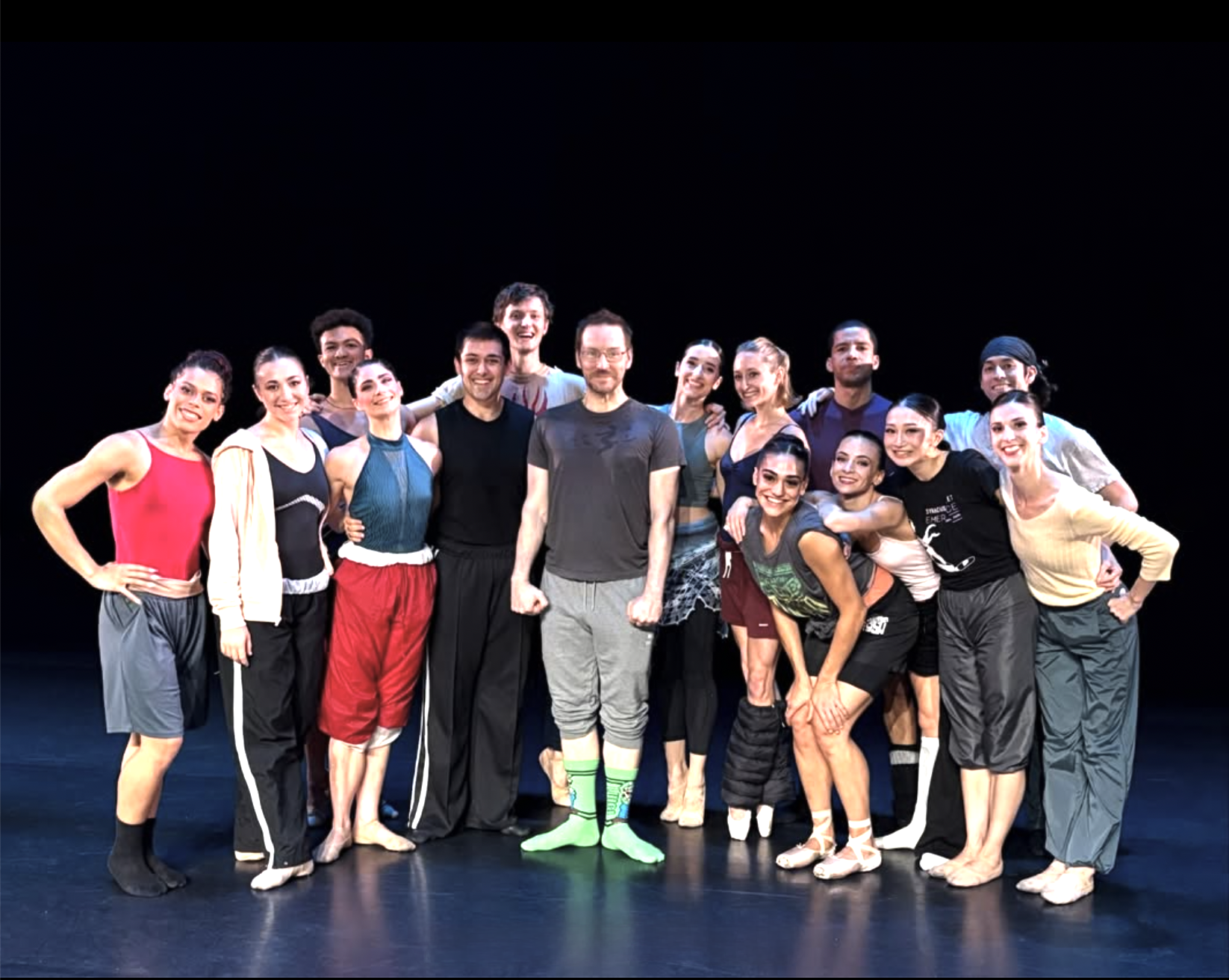 After the final class on stage with Chris Bandy