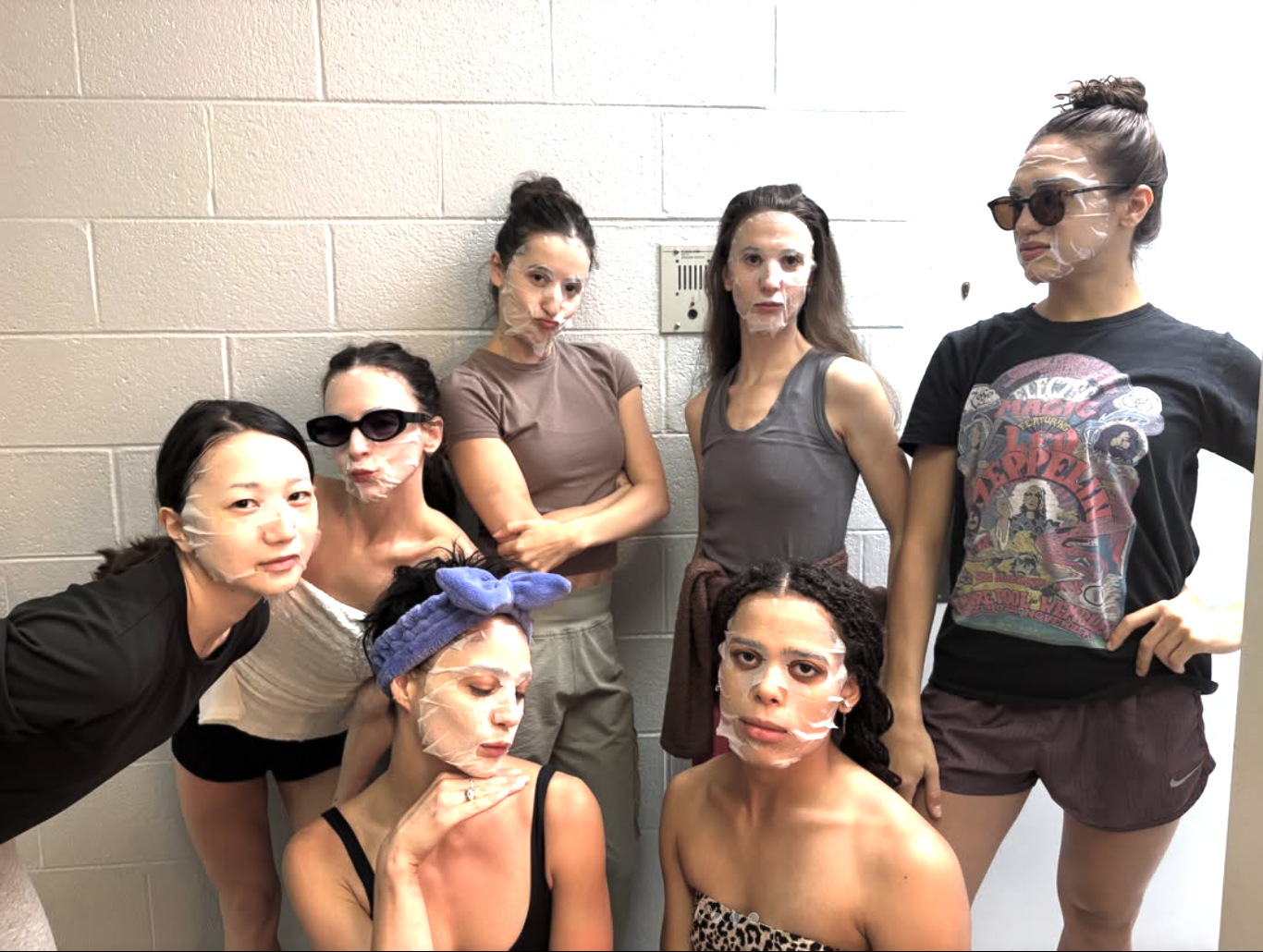 The day everyone did facials during notes at the theater