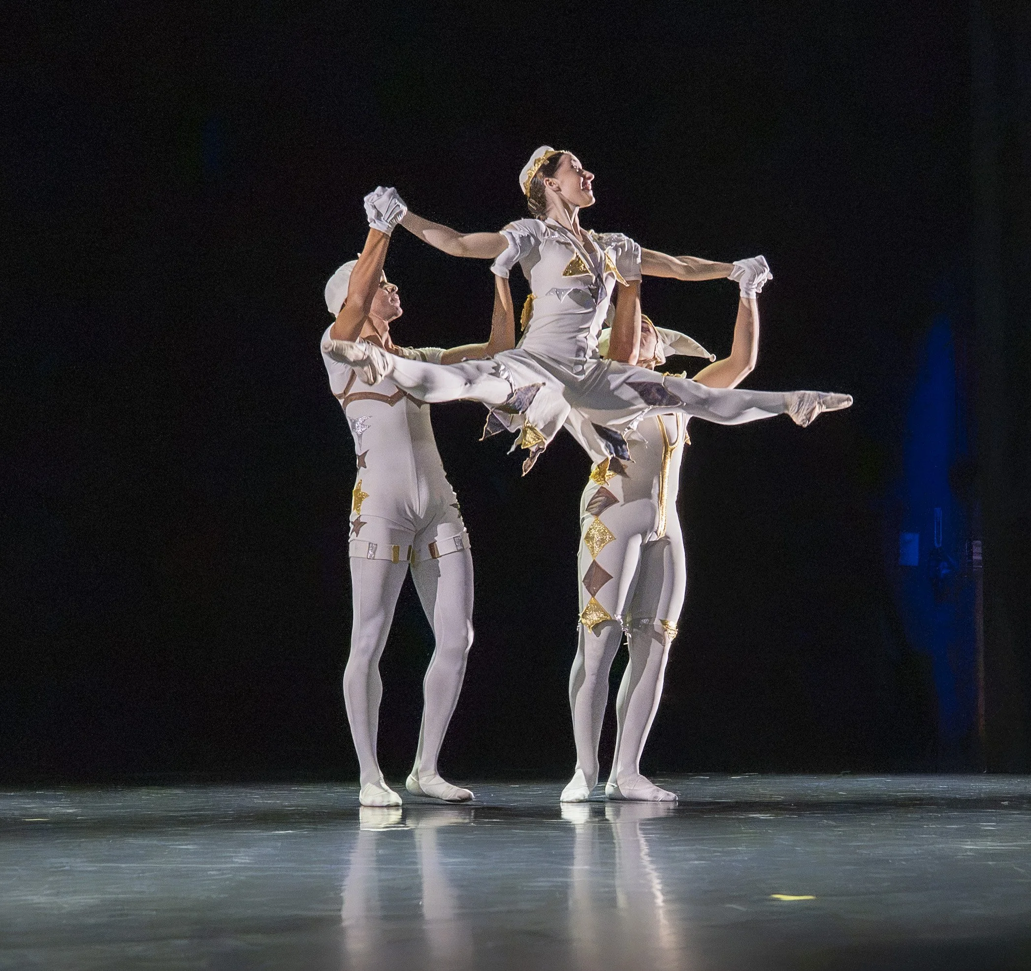 Jacy Contreras, Andrés Castillo and Cayce Cavett, Photo by Irwin Fayne