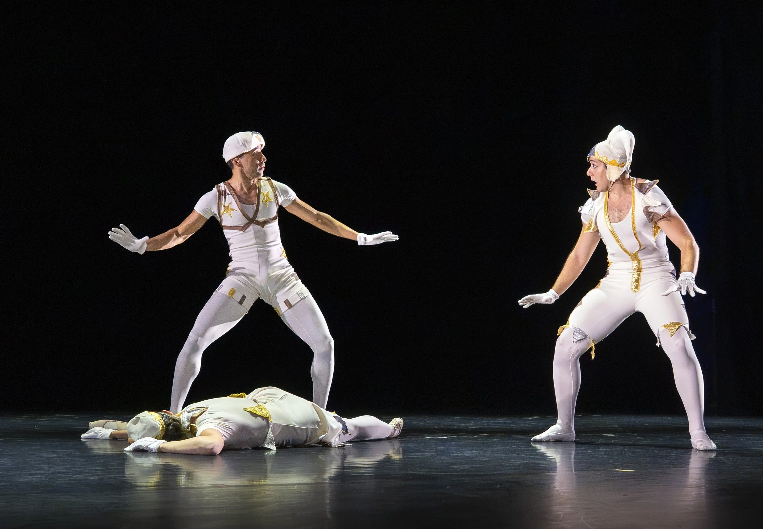 Jacy Contreras, Andrés Castillo and Cayce Cavett, Photo by Irwin Fayne