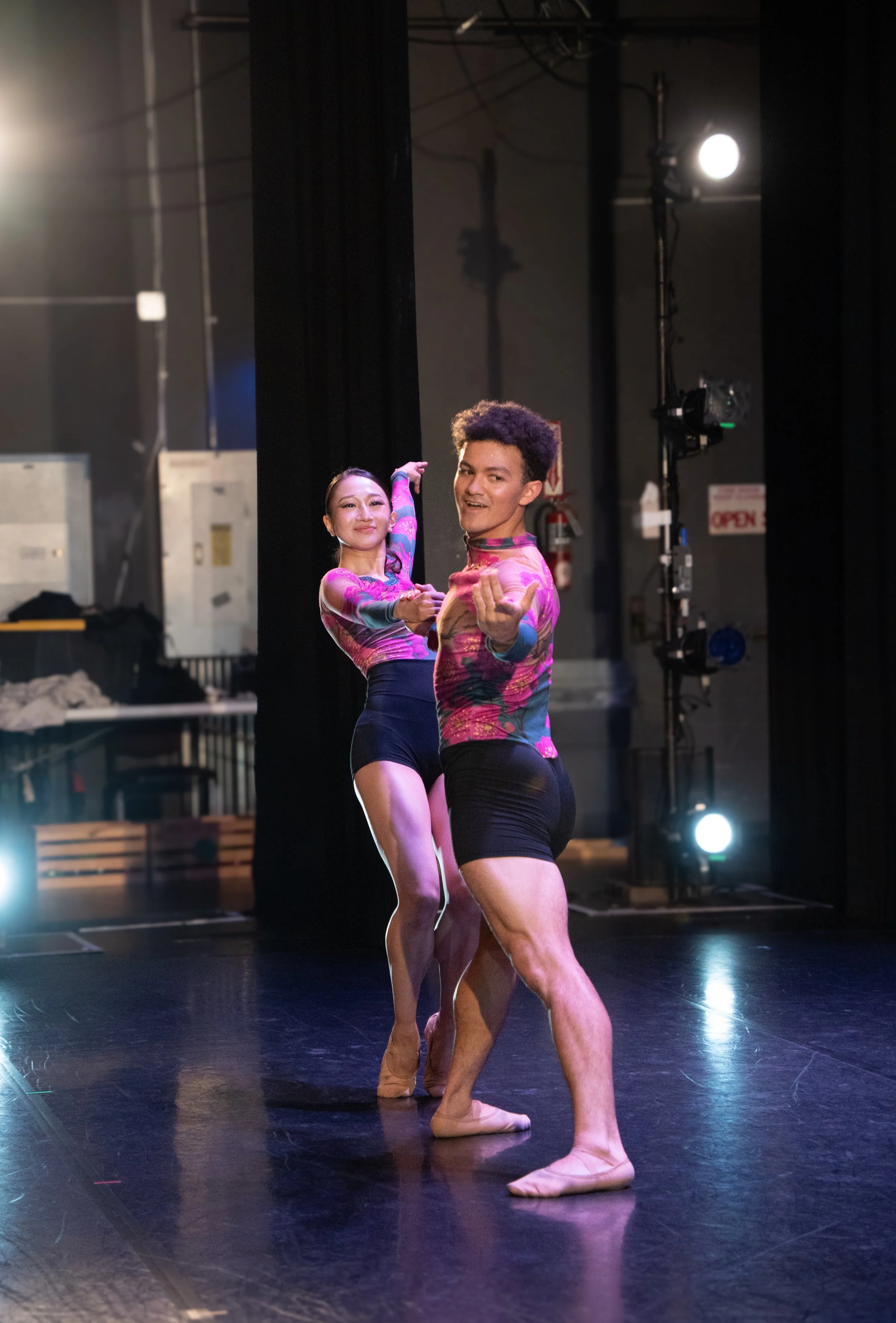 Juan Castellanos and Azusa Okamoto, photo by Andrés Castillo