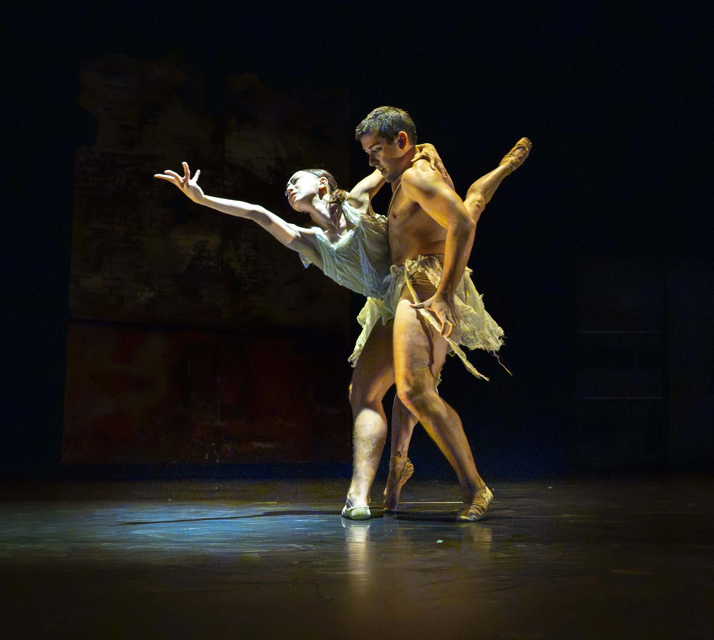 Azusa Okamoto and Cayce Cavett, photo by Irwin Fayne
