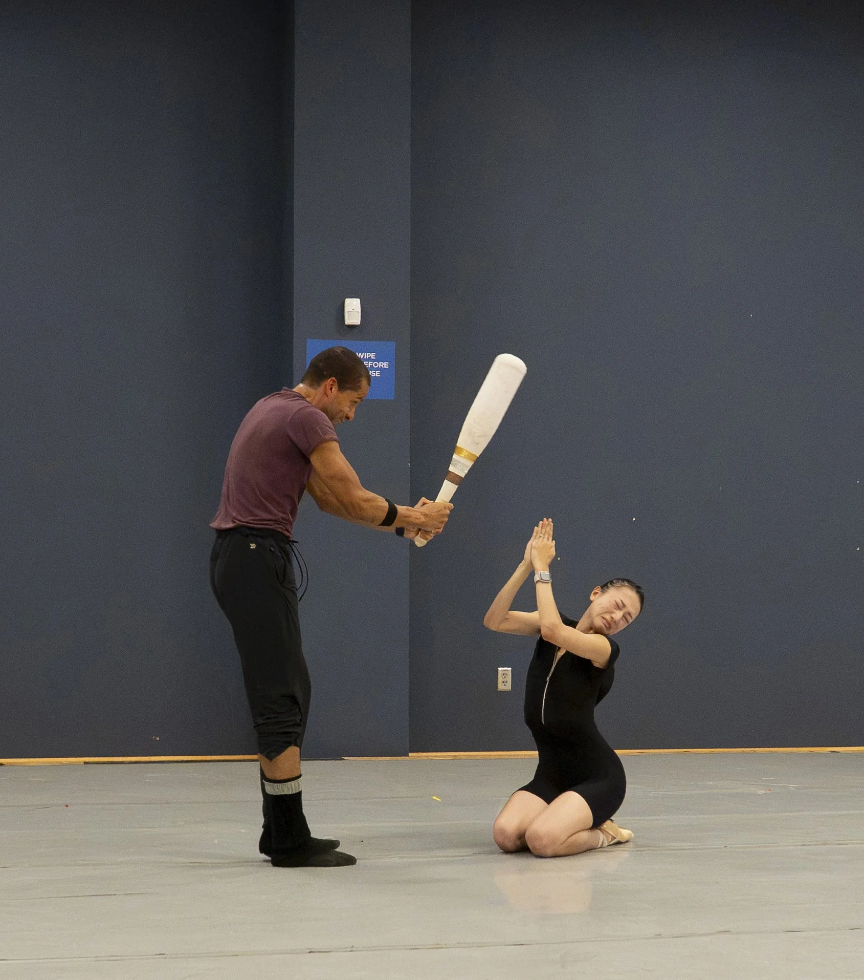Andres Castillo and Azusa Okamoto in Clowns and others