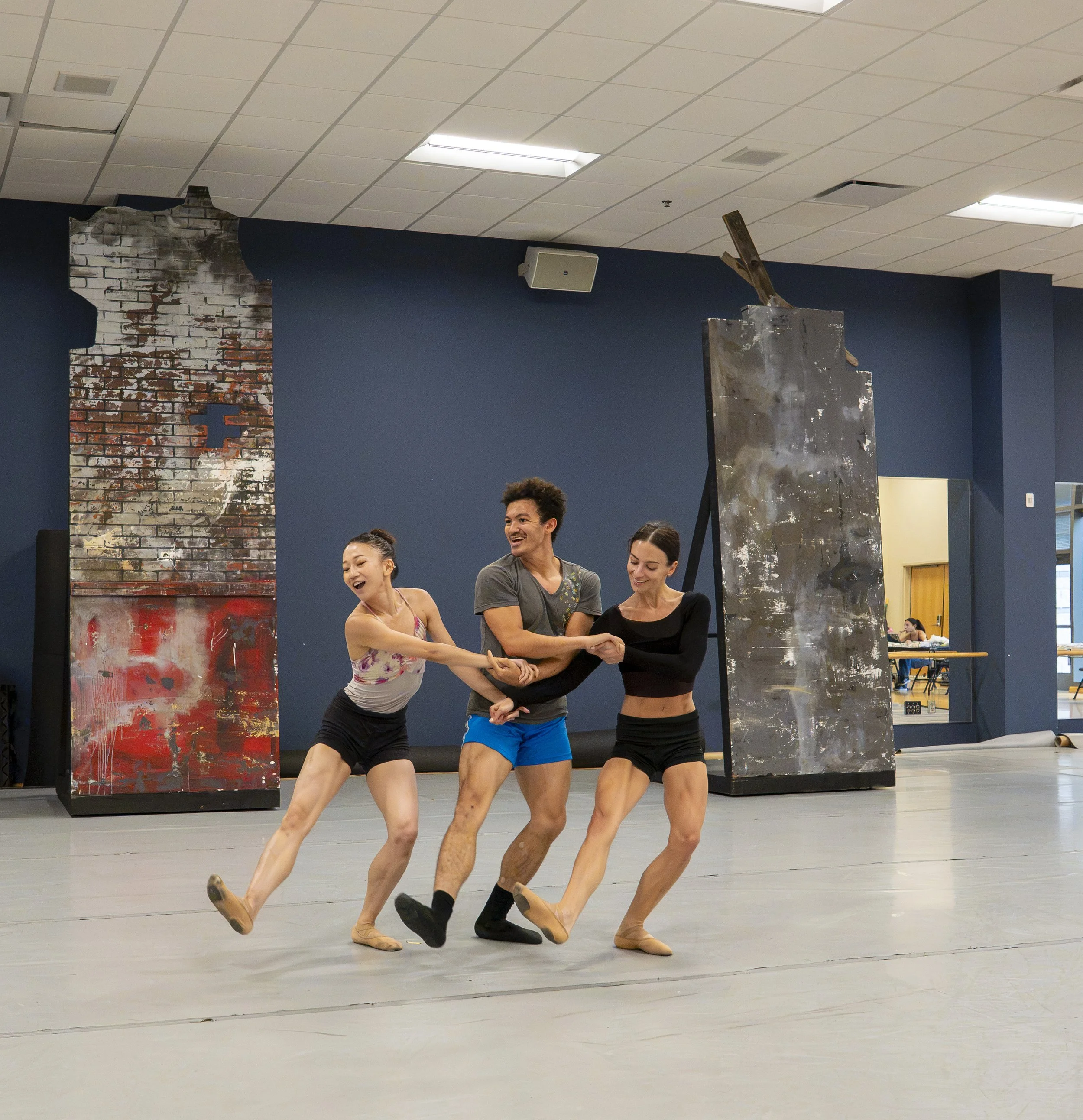 Azusa Okamoto, Juan Castellanos and Madison Ryan, Photo by Irwin Fayne