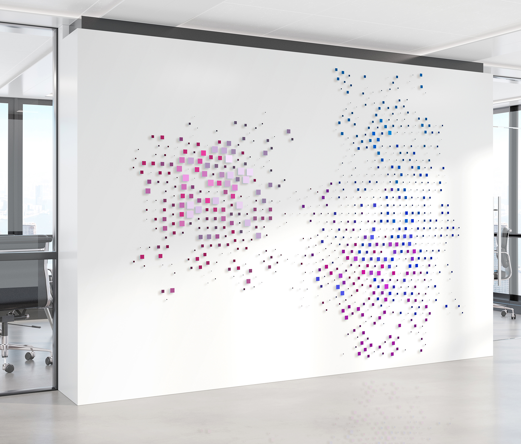 Square array on white office wall 2.jpg