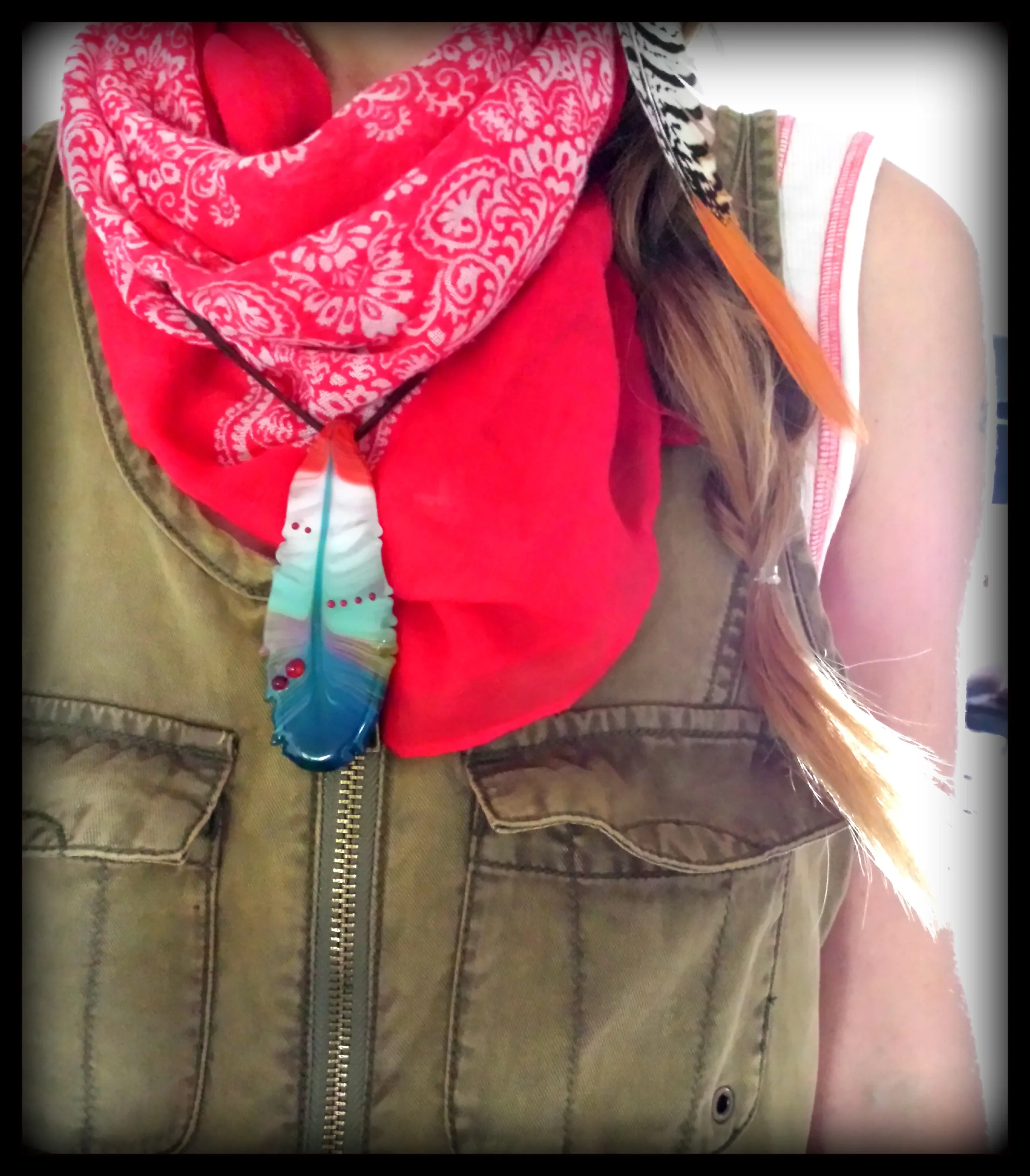 Ombre Feather