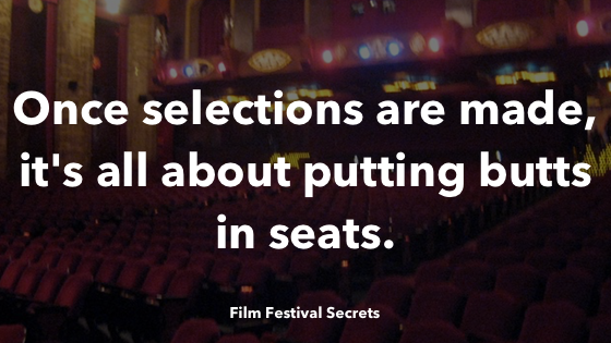 Once selections are made, it’s all about putting butts in seats