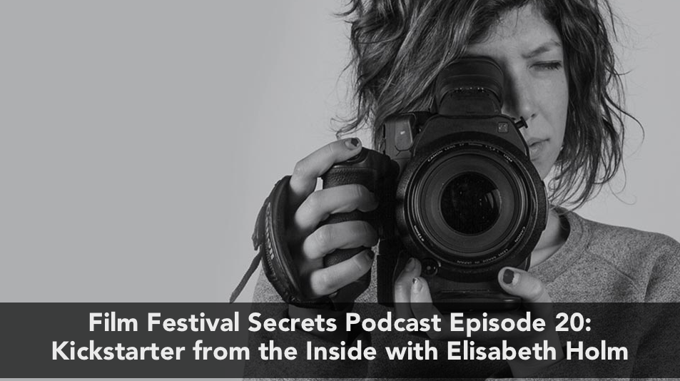 Elisabeth Holm, behind the camera (image via Kickstarter home page)
