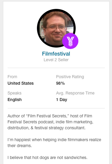 This is my most recent profile snapshot from the platform where I previously offered similar services.