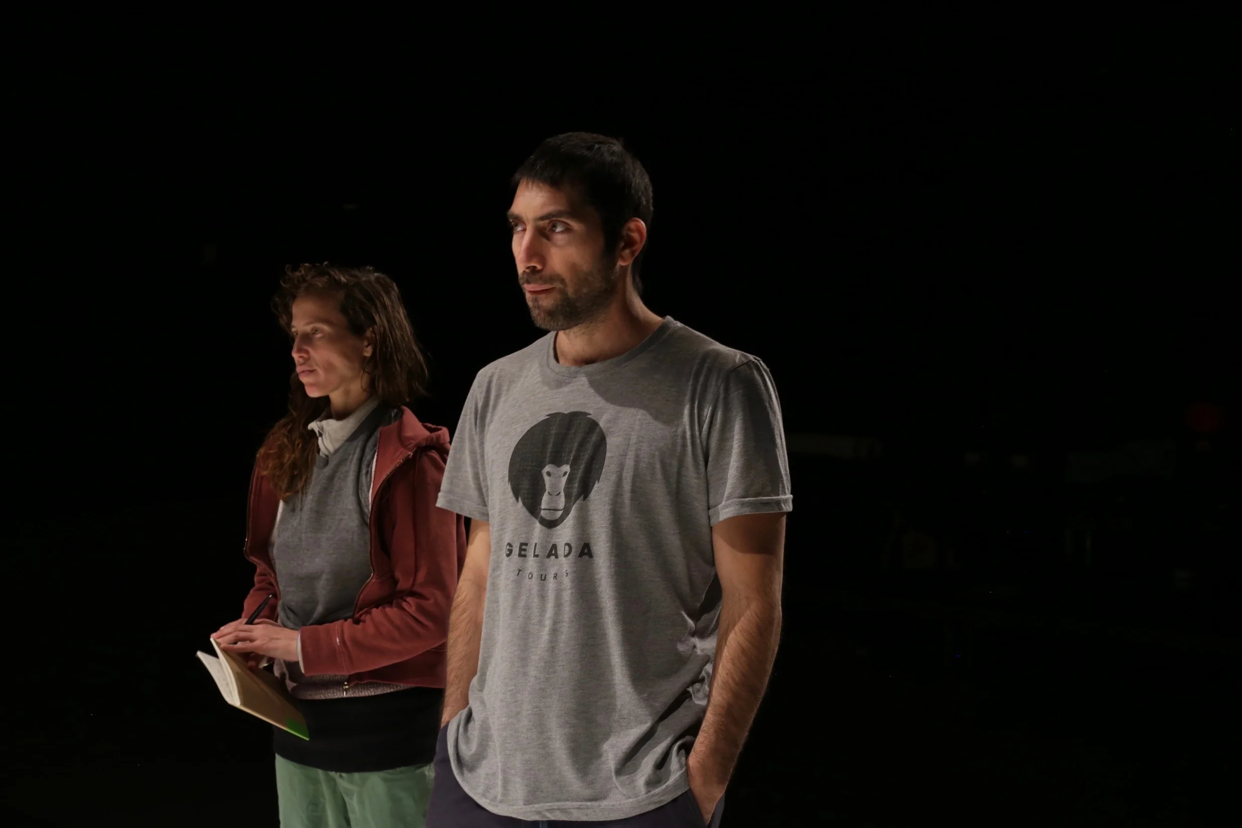 Ariel & Roy in Girls rehearsal with New Dialect at OZ Arts Nashville