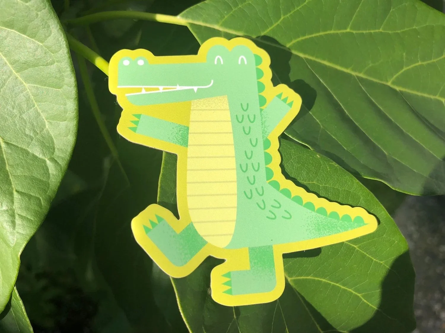 Happy Alligator Magnet