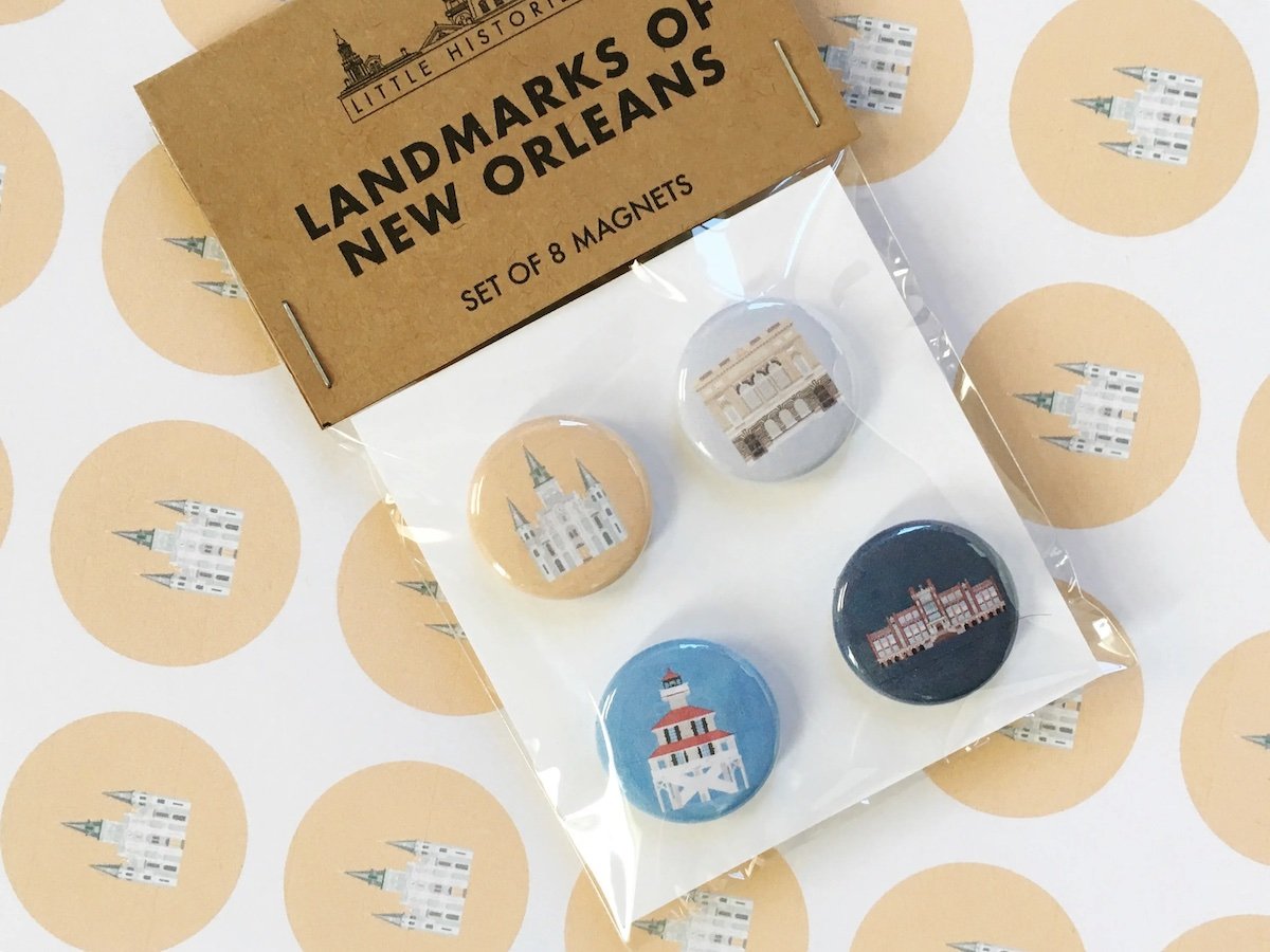 Landmarks of New Orleans Magnet Pack