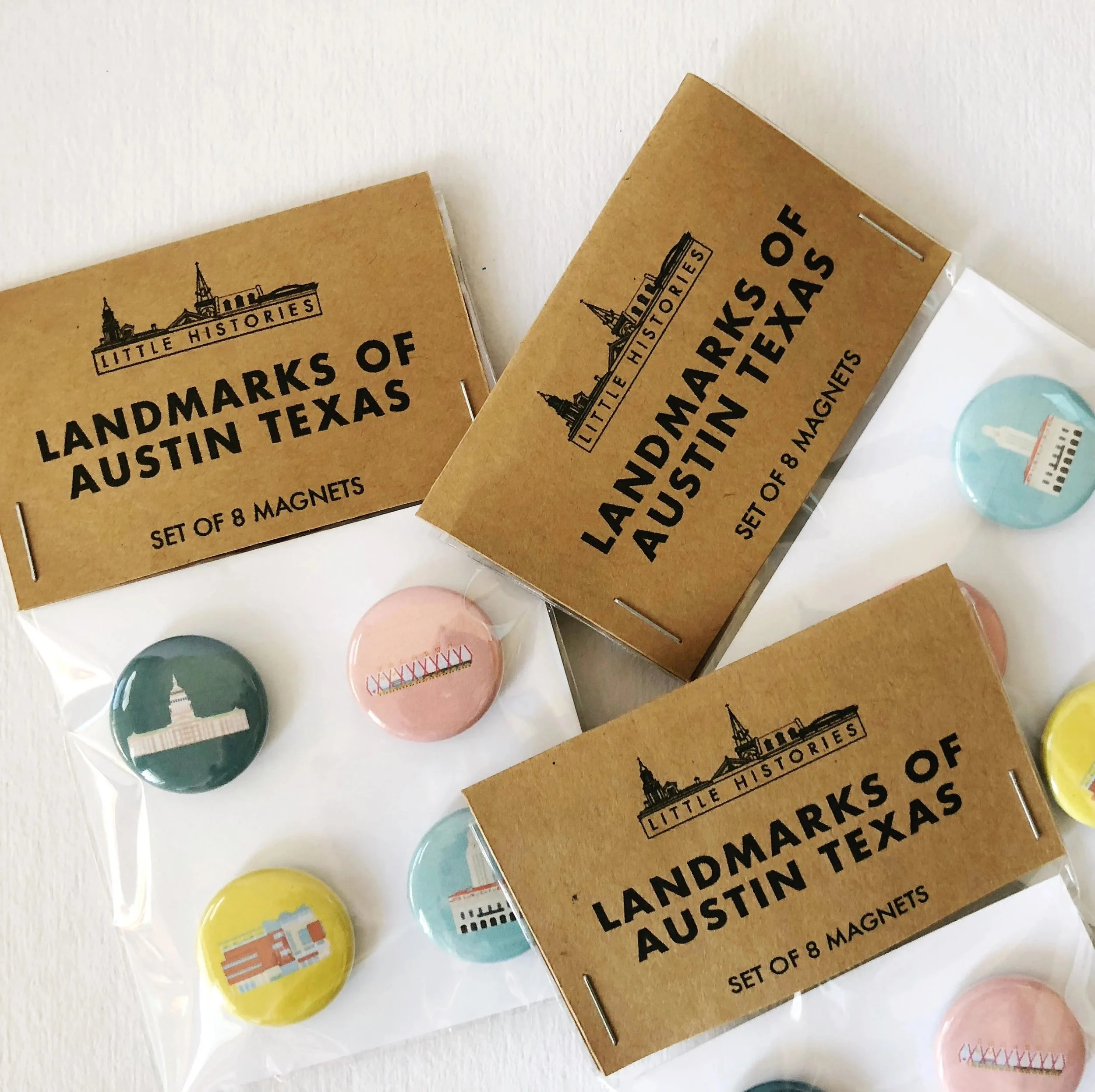 Landmarks of Austin, Texas Magnet Pack