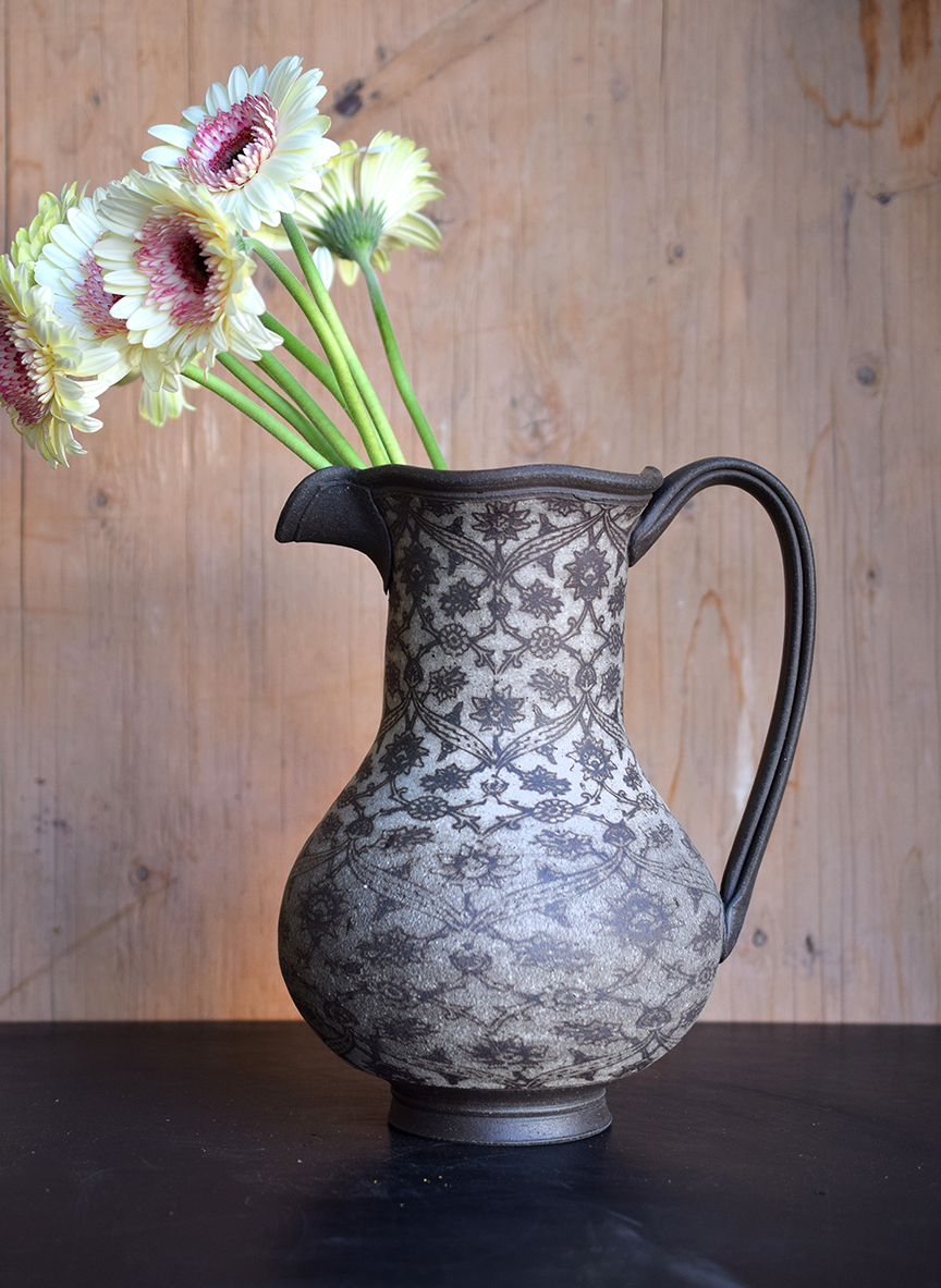 Handmade pitcher photographed for FLMCeramics.com