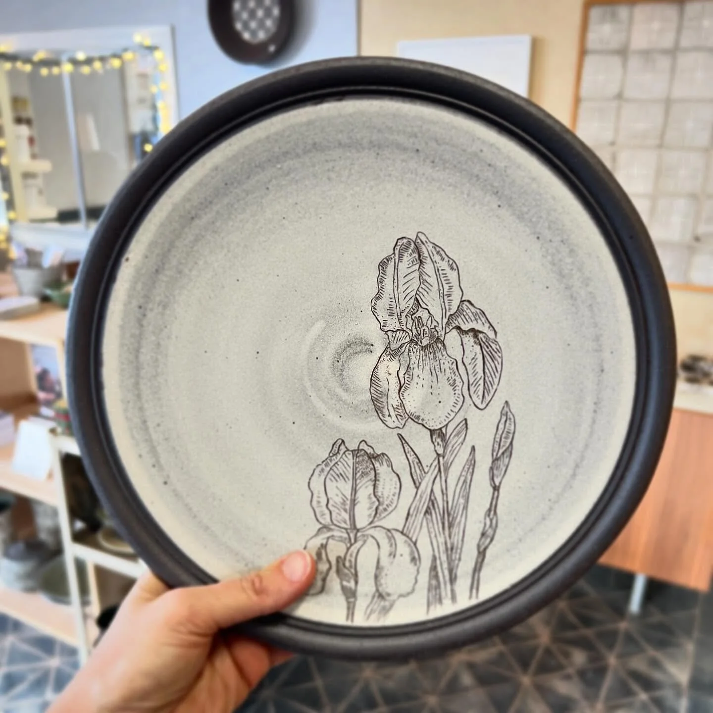 Y&rsquo;all, I&rsquo;m so happy with how this batch of botanical pieces came out of the kiln, especially the plates. Working on getting them sanded and oiled and showroom ready. Thanks as always to @flmceramics cause we all know I don&rsquo;t know ho